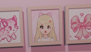 Pigura Foto Pink - 3D
