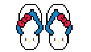 Little Pixel Hello Kitty Sandals