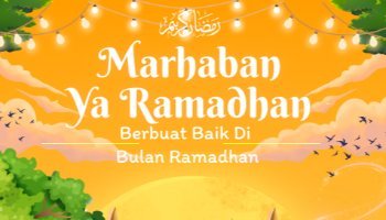 poster bulan ramadhan, marhaban ya ramadhan