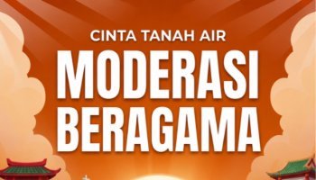Poster Cinta Tanah Air dan Moderasi Beragama