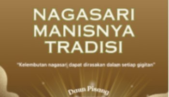 poster makanan tentang tradisional nagasari