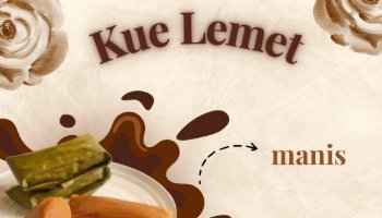 Poster Makanan Tradisional Jawa "Lemet"
