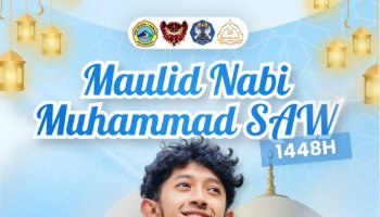 Poster Pengajian Maulid Nabi Muhammad SAW 1448H