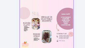 poster promosi puding tugas ipas