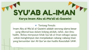 Poster Syu'ab Al Iman