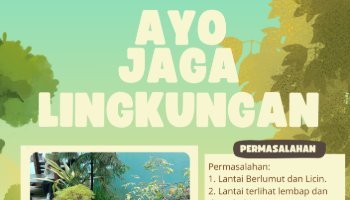 Poster Upaya Menangani Permasalahan Kebersihan di Sekitar Kita