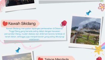 Poster Wisata Wisata Dieng Banjarnegara