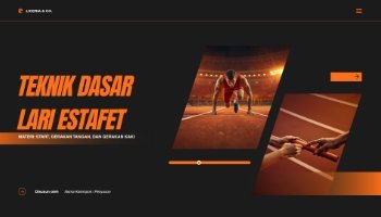 Powerpoint Presentasi materi Teknik Lari Estafet