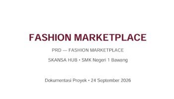 PRD FASHION MARKETPLACE SMK N 1 BAWANG