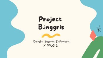PRESENTASI BAHASA INGGRIS LET ME INTRODUCE