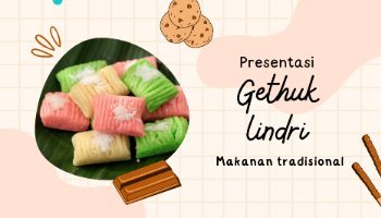 presentasi makanan tradisional gethuk lindri