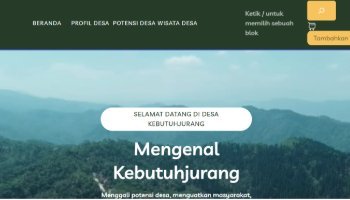 Profil Desa Kebutuhjurang - Website