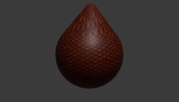 Project 3D Blender Buah Salak