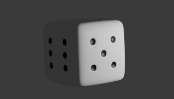 Project 3D Modelling dadu blender