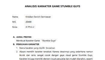 PSAT- Laporan Karakter Stumble Guys