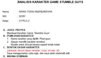 PSAT_Laporan Singkat Pembuatan Karakter Game Stumble Guys