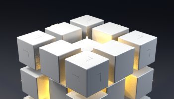 Quantum Matrix  White Gold 3D