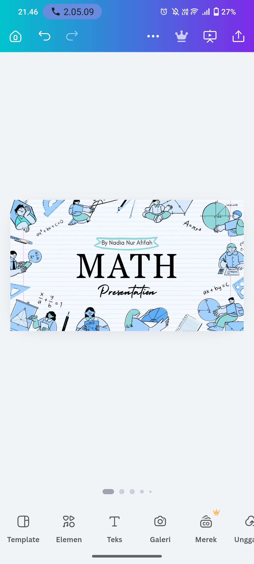 MATERI PRESENTASI BARIS DAN DERET ARITMATIKA GEOMETRI