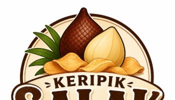 Rancangan Logo Bisnis Keripik Salak
