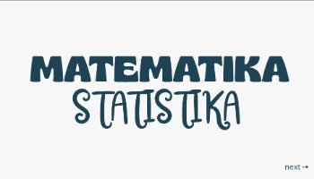 Rangkuman Materi Statistika - Canva