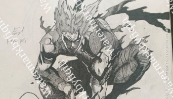 Redraw character garou bnw simple