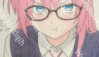 Redraw Shikimori eye glass color