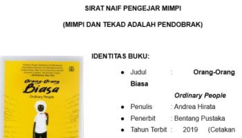 Resensi Buku Karya Andrea Hirata (Top 50 Lomba Resensi Kabupaten)