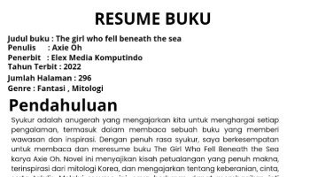 RESUME buku the girl who fell beneath the sea