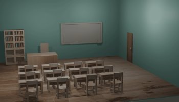 Ruang Kelas 3D apk Blender