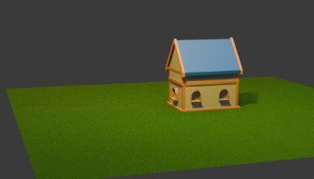 rumah abad pertengahan fantasy simple