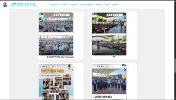 Website Sekolah Menengah Pertama Negeri 1 Bawang