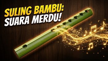 Suling Bambu Alat Musik Tradisional