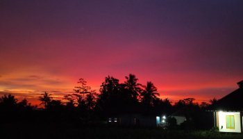 Sunset Behind My Home