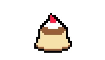 Sweet Cherry Cake Pixel Art