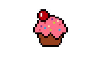 Sweet Strawberry Cupcake With Sprinkles