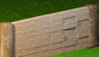 Tembok Batu - 3D Model