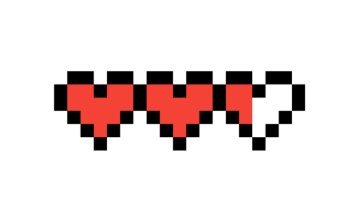 Three Hearts Life Game Icon