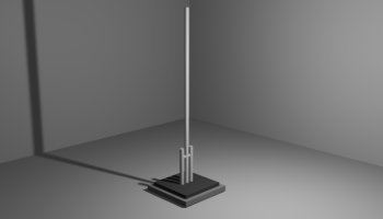 Tiang Bendera 3D Low Poly #6
