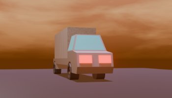 Truk in Afternoon