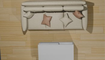 Tugas Blender 3D Sofa Meja