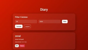 Tugas | Diary Ku Hari Ini ~~