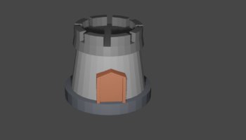 tugas membuat 3d castle mini