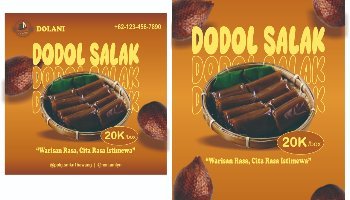 Tugas Membuat Flyer Dodol Salak