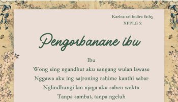 TUGAS MEMBUAT PUISI BAHASA JAWA