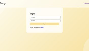 Tugas PKWU DIary // website diaryletters