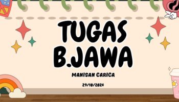 TUGAS PRESENTASI MANISAN CARICA BAHASA JAWA