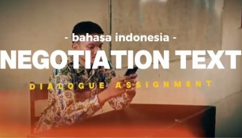 Tugas Video Teks Negosiasi Bahasa Indonesia