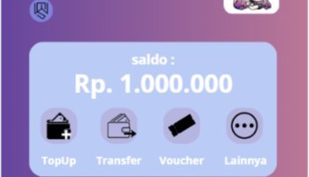 UI aplikasi E-money