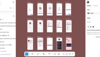UI / UX Aplikasi "MyBiodata" di figma