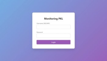 Video Demo Aplikasi Monitoring PKL